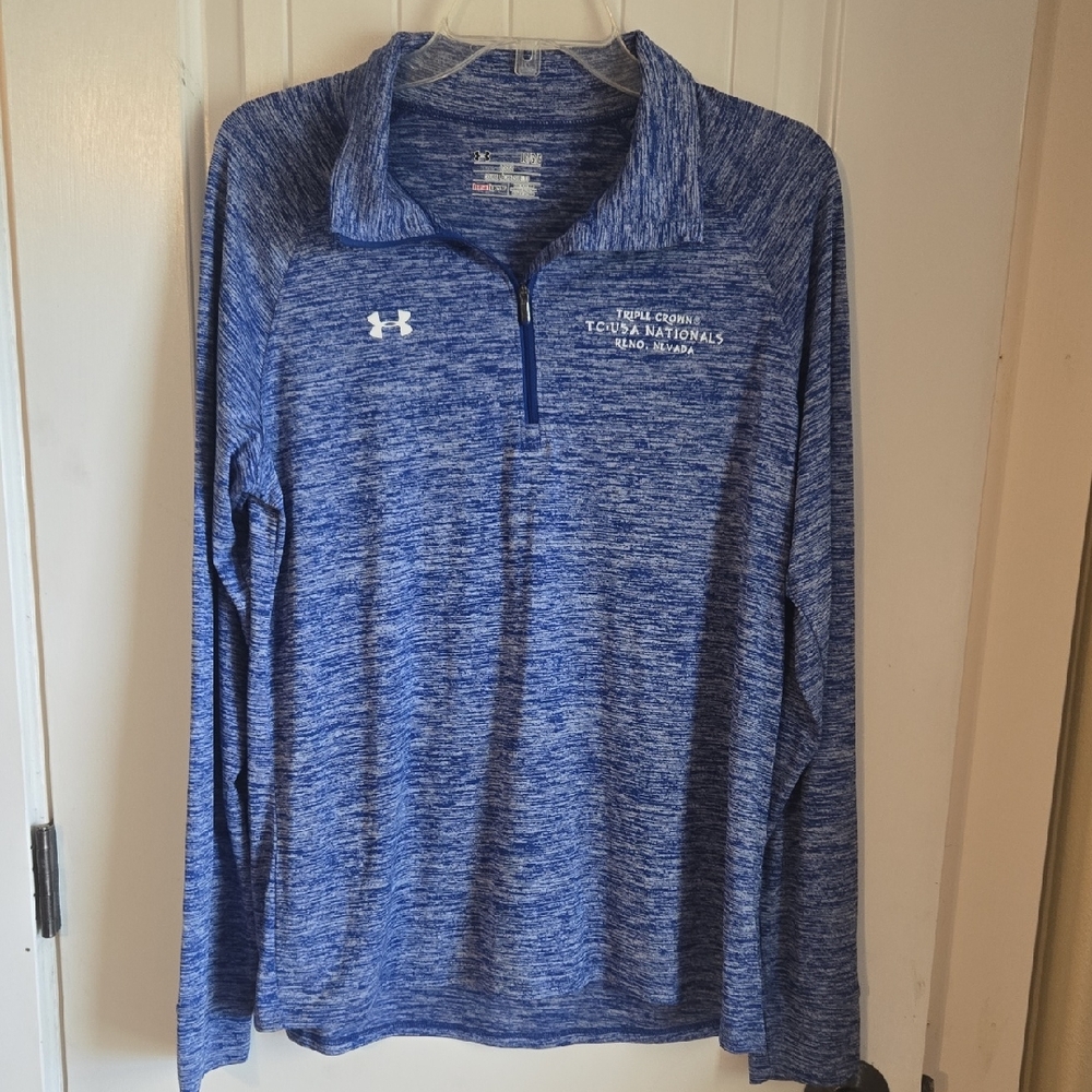 Under Armour Heathered Blue Loose Fit Shirt